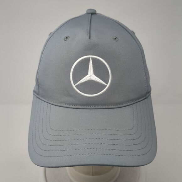 Mercedes-Benz Puma Golf Slideback Hat Gray One Size Adjustable Solid - Picture 2 of 9
